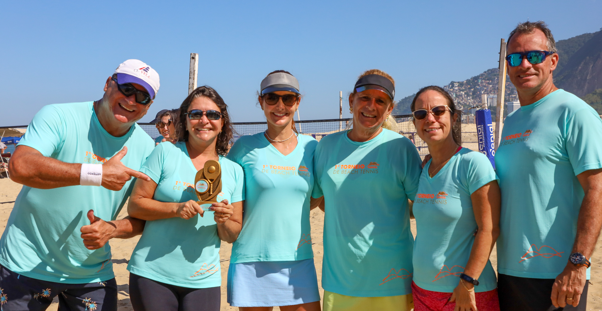 2º Torneio de Beach Tennis atrai 50 associados e familiares – AMPERJ